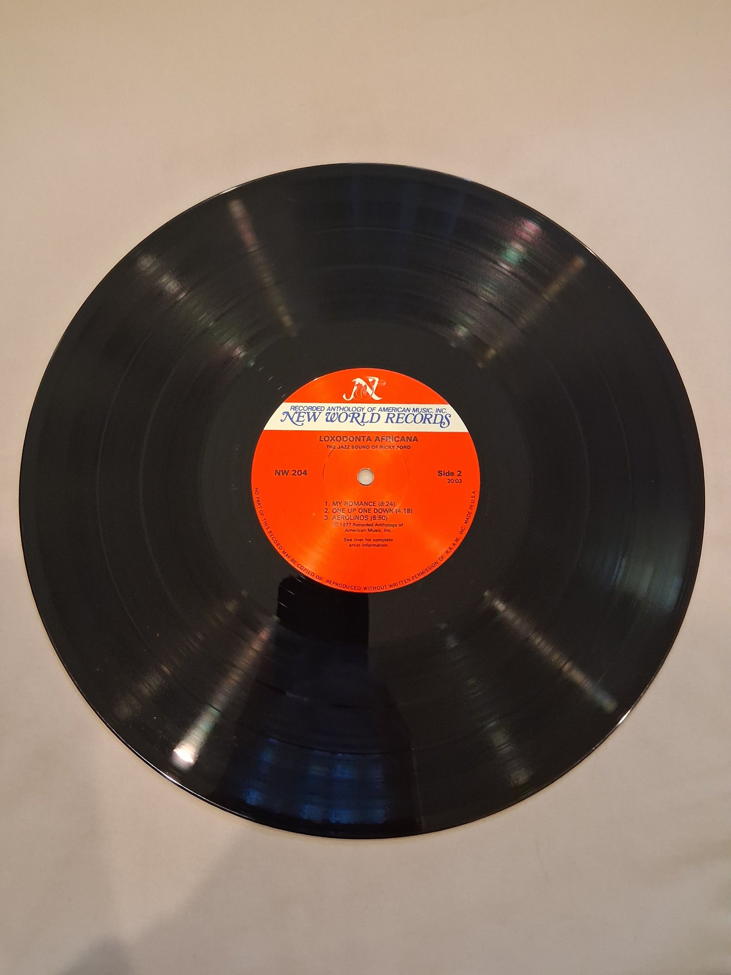 Ricky Ford – Loxodonta Africana
