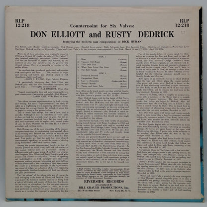 Don Elliott And Rusty Dedrick – Counterpoint For Six Valves: Don Elliott And Rusty Dedrick