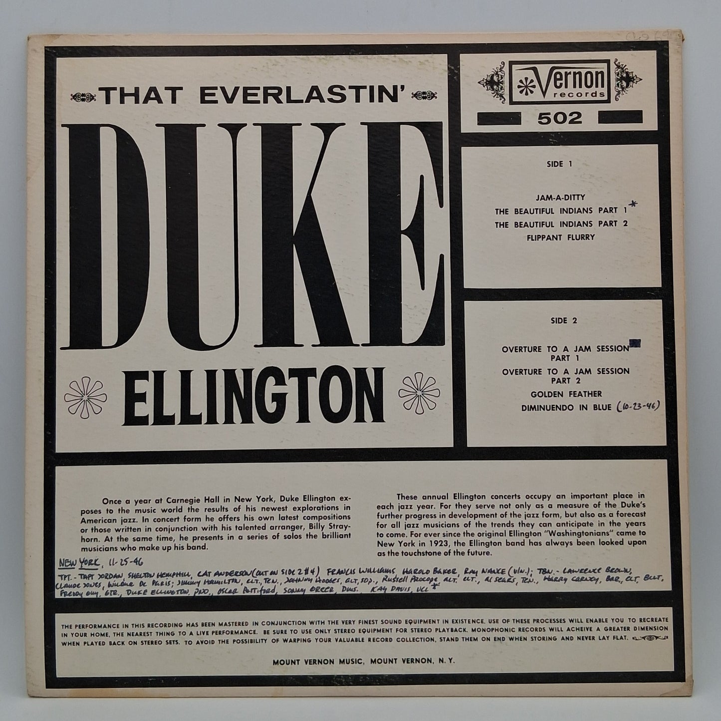 Duke Ellington – The Everlastin' Duke Ellington