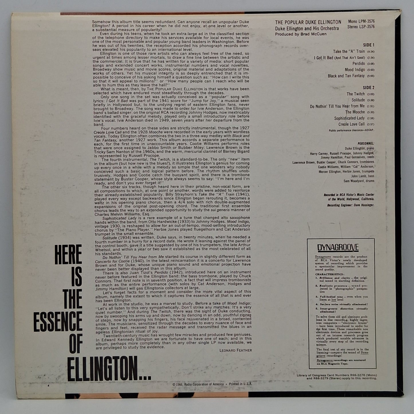 Duke Ellington And His Orchestra – The Popular Duke Ellington