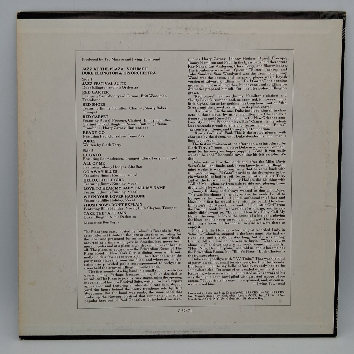 Duke Ellington & His Orchestra – Jazz At The Plaza Vol. II