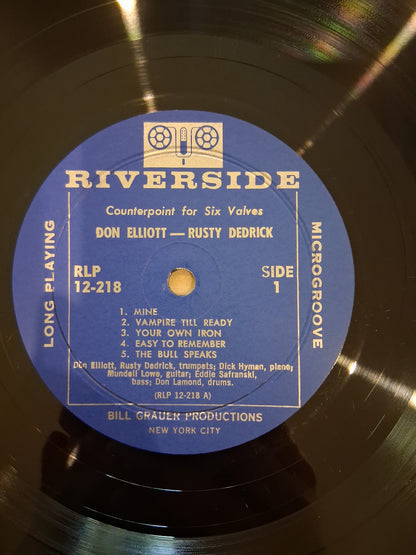Don Elliott And Rusty Dedrick – Counterpoint For Six Valves: Don Elliott And Rusty Dedrick