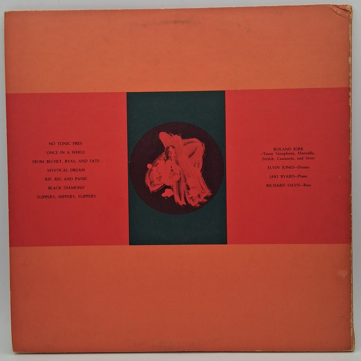 The Roland Kirk Quartet Featuring Elvin Jones – Rip, Rig & Panic