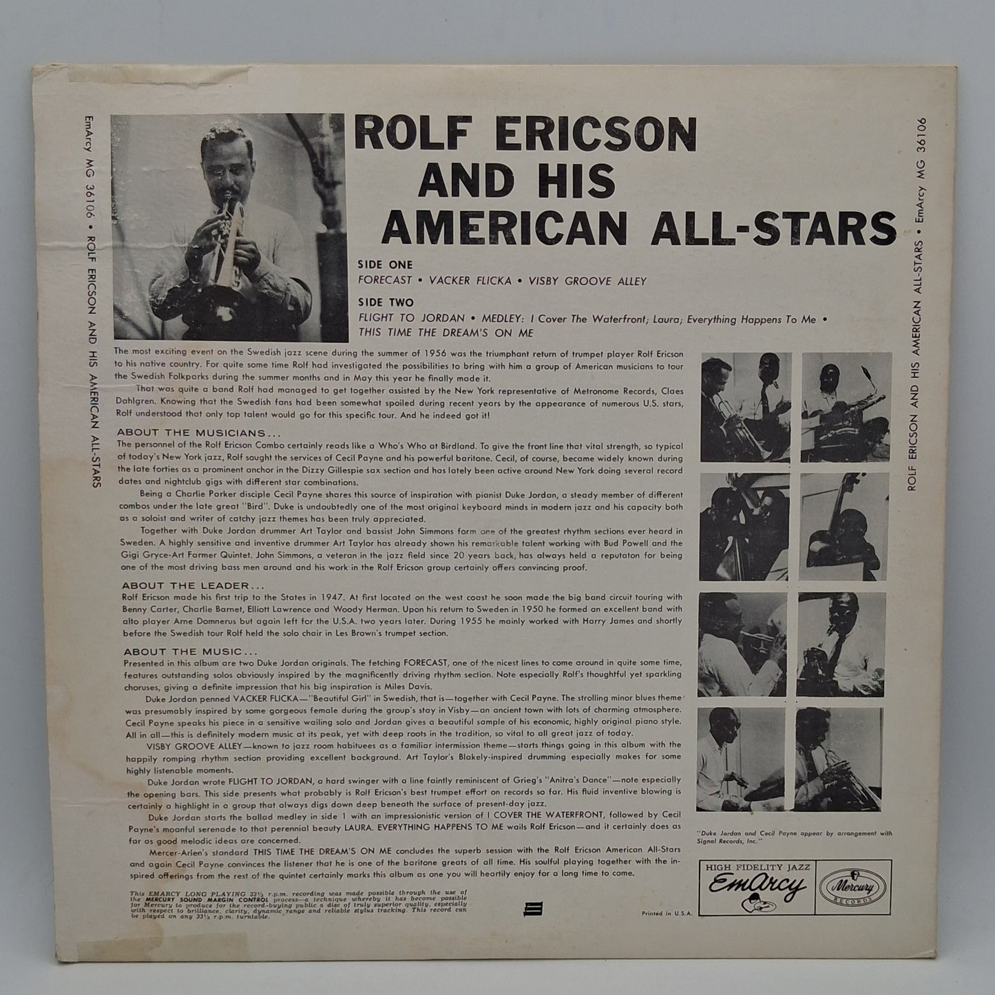 Rolf Ericson And His All American Stars – Rolf Ericson And His All American Stars