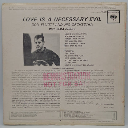 Don Elliott And His Orchestra With Irma Curry – Love Is A Necessary Evil
