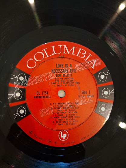 Don Elliott And His Orchestra With Irma Curry – Love Is A Necessary Evil