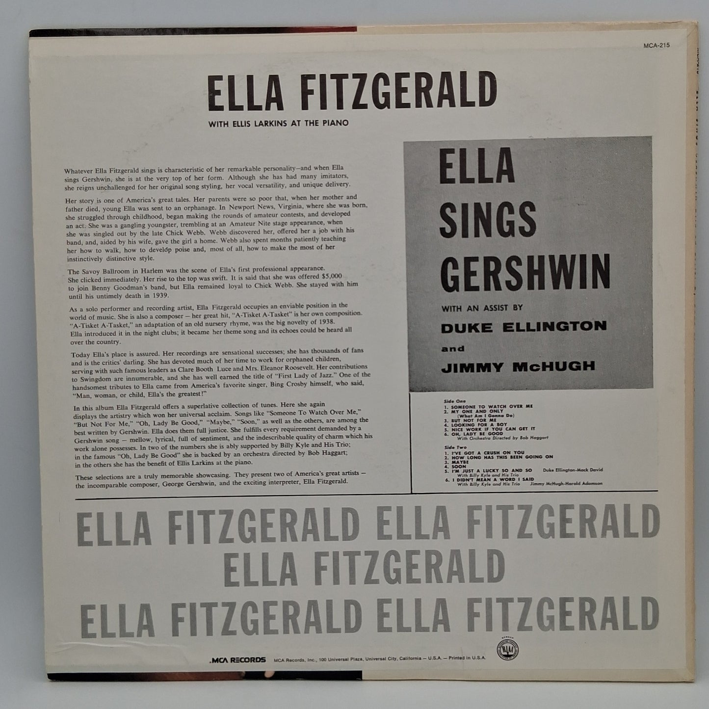 Ella Fitzgerald – Ella Sings Gershwin