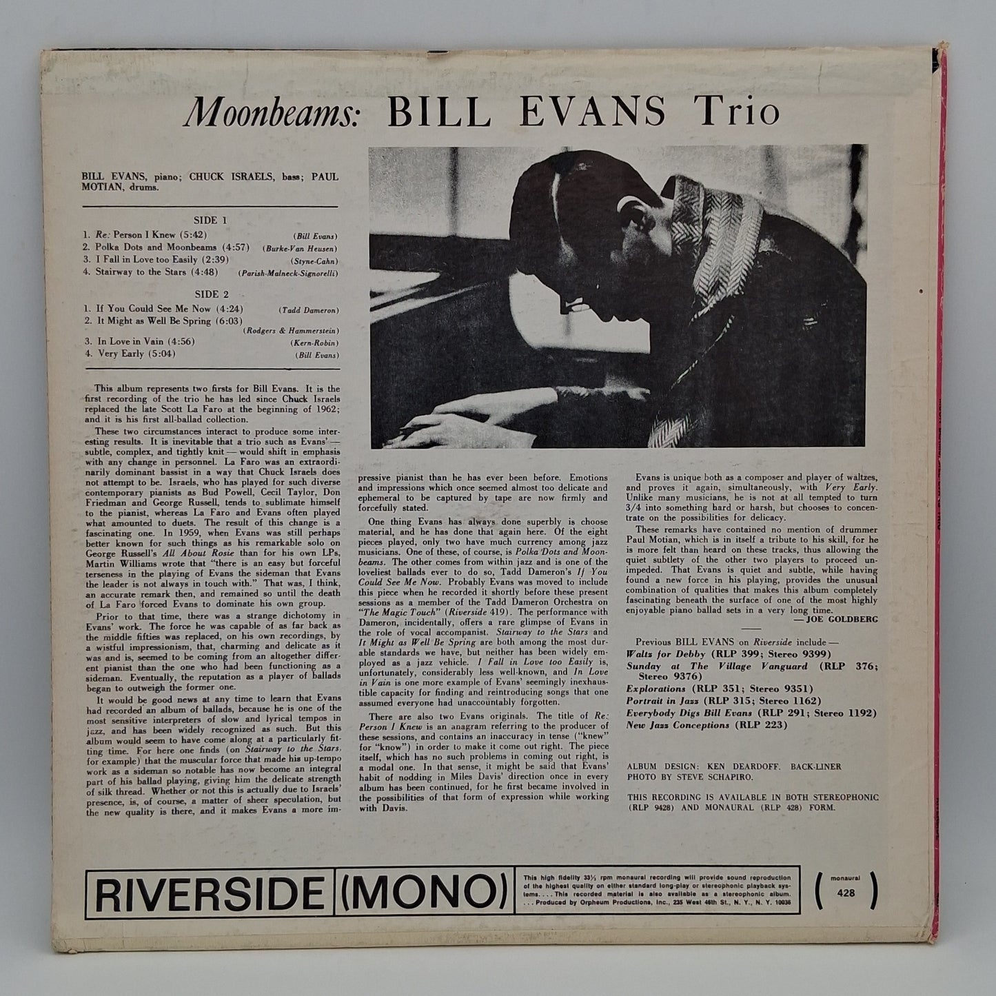 The Bill Evans Trio – Moon Beams