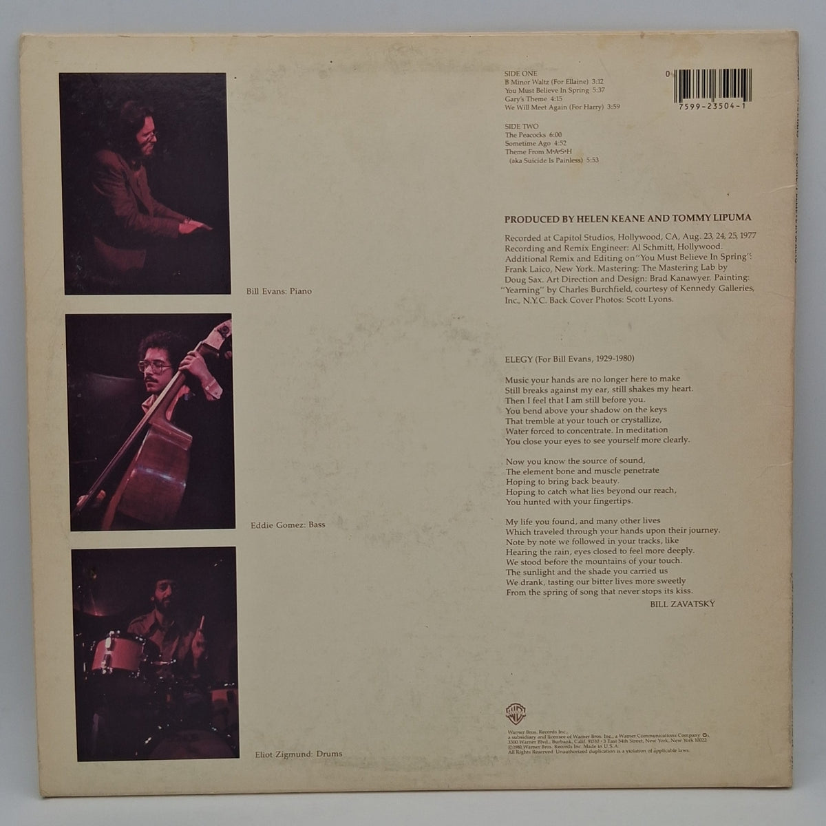 Bill Evans – You Must Believe In Spring