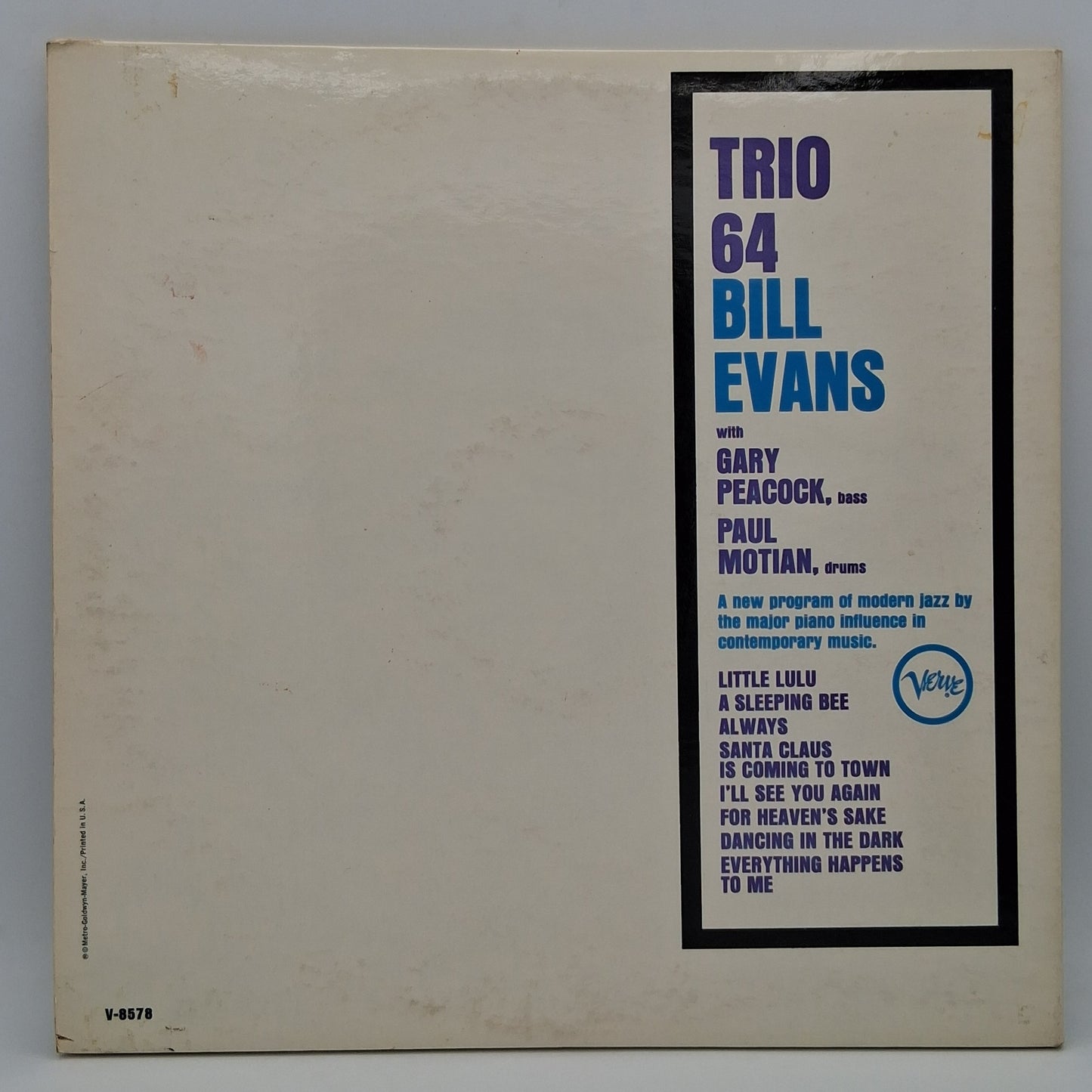 Bill Evans – Trio 64