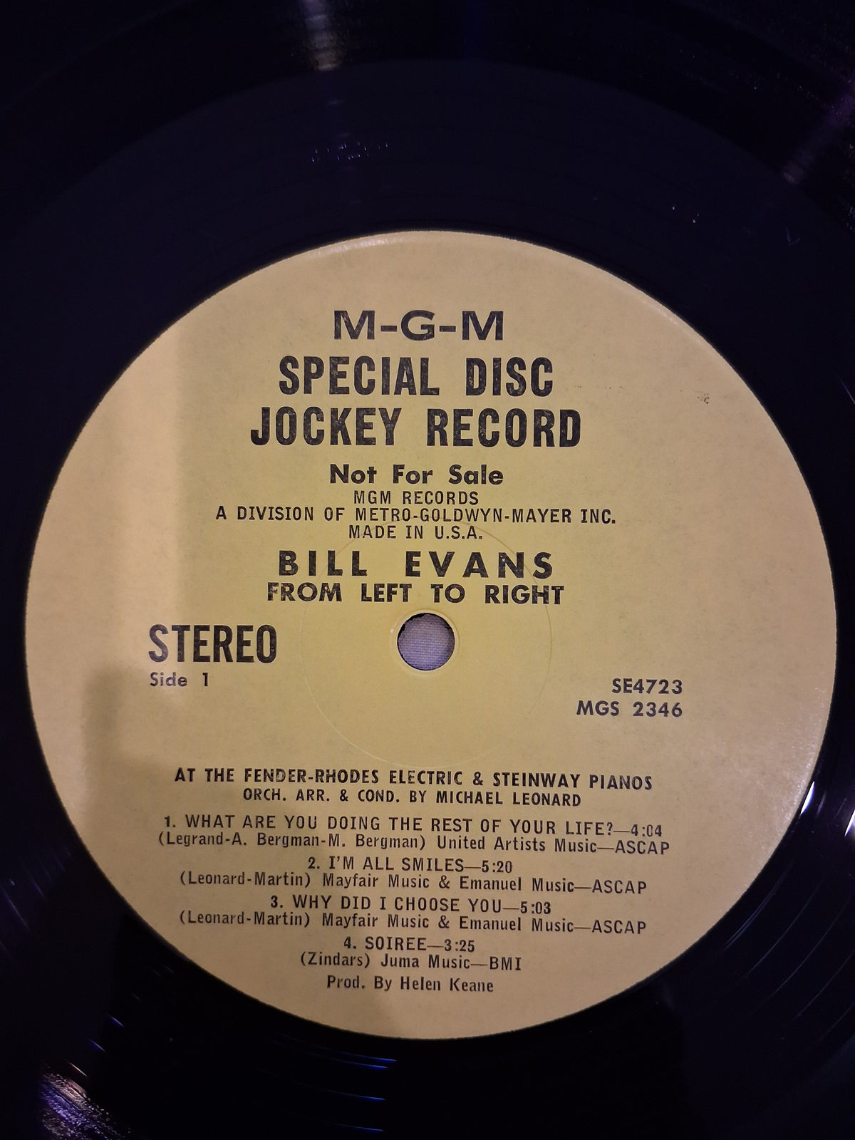 Bill Evans – From Left To Right