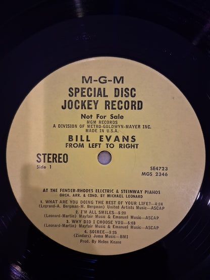 Bill Evans – From Left To Right