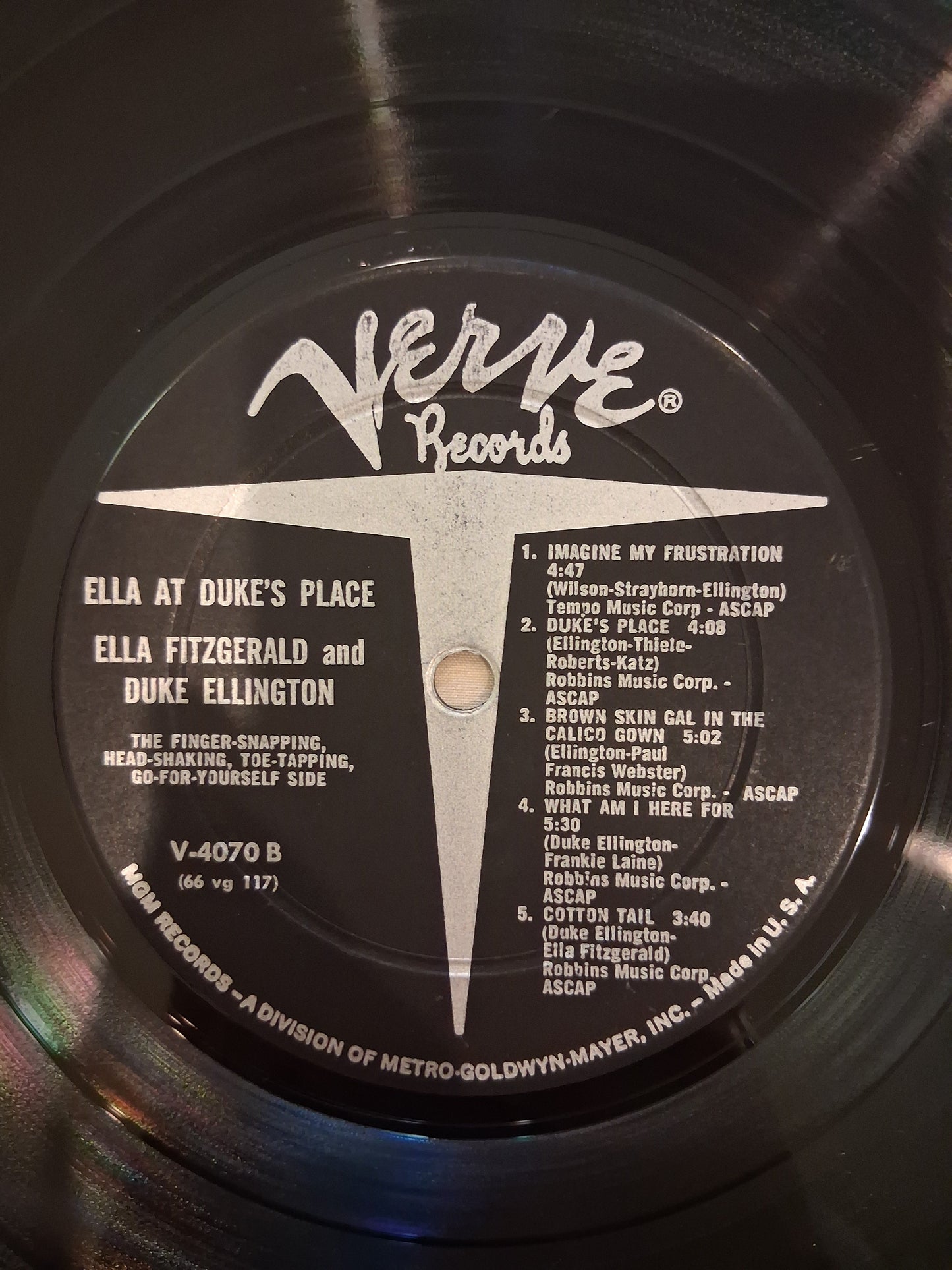 Ella Fitzgerald And Duke Ellington – Ella At Duke's Place