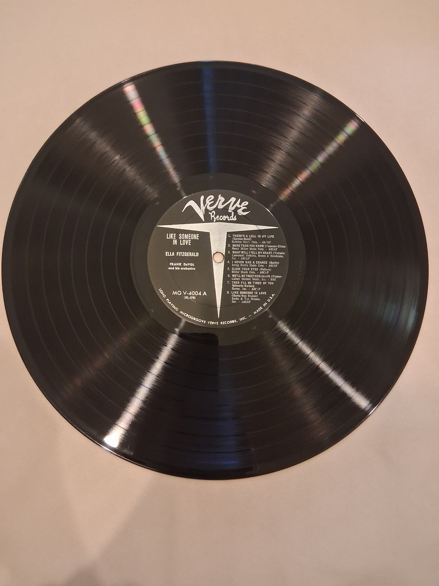 Ella Fitzgerald, Frank DeVol And His Orchestra* – Like Someone In Love