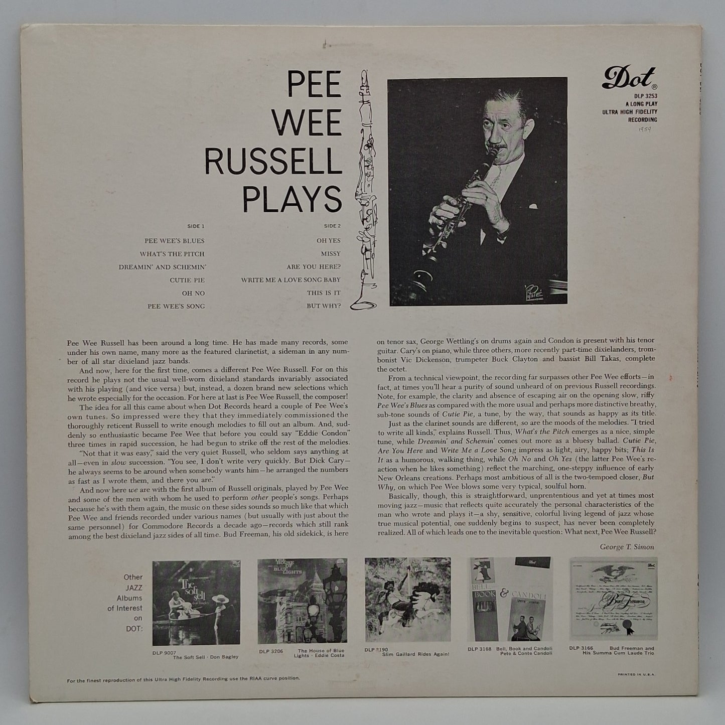 Pee Wee Russell – Pee Wee Russell Plays