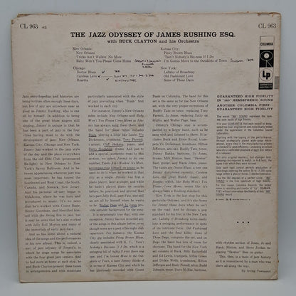 Jimmy Rushing With Buck Clayton And His Orchestra – The Jazz Odyssey Of James Rushing Esq.