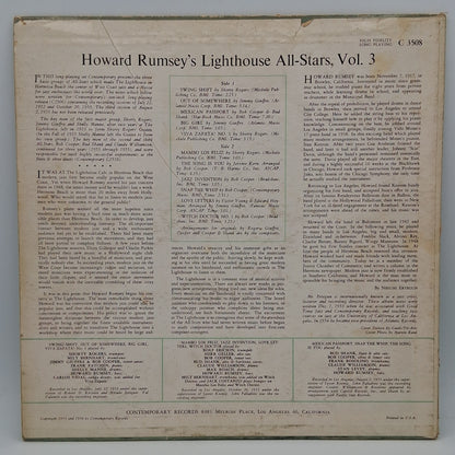 Howard Rumsey's Lighthouse All-Stars – Volume Three