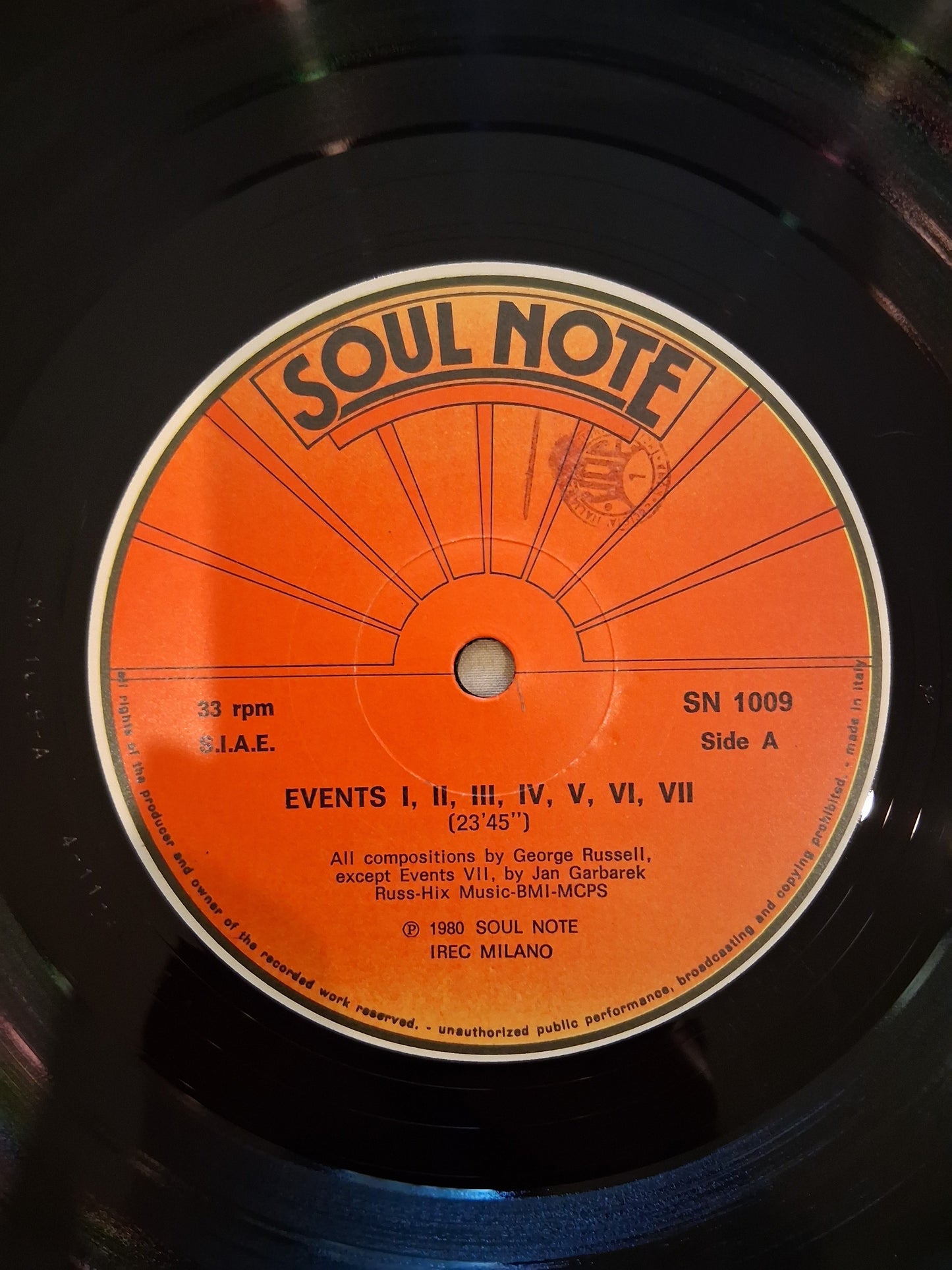 The George Russell Sextet – Electronic Sonata For Souls Loved By Nature - 1980