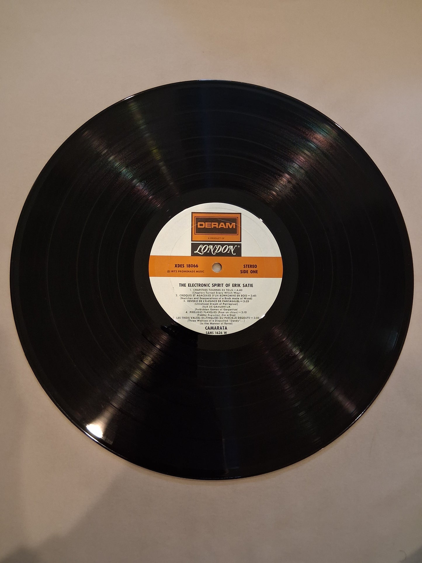 The Camarata Contemporary Chamber Orchestra – The Electronic Spirit Of Erik Satie Featuring The Moog Synthesizer With The Camarata Contemporary Chamber Orchestra