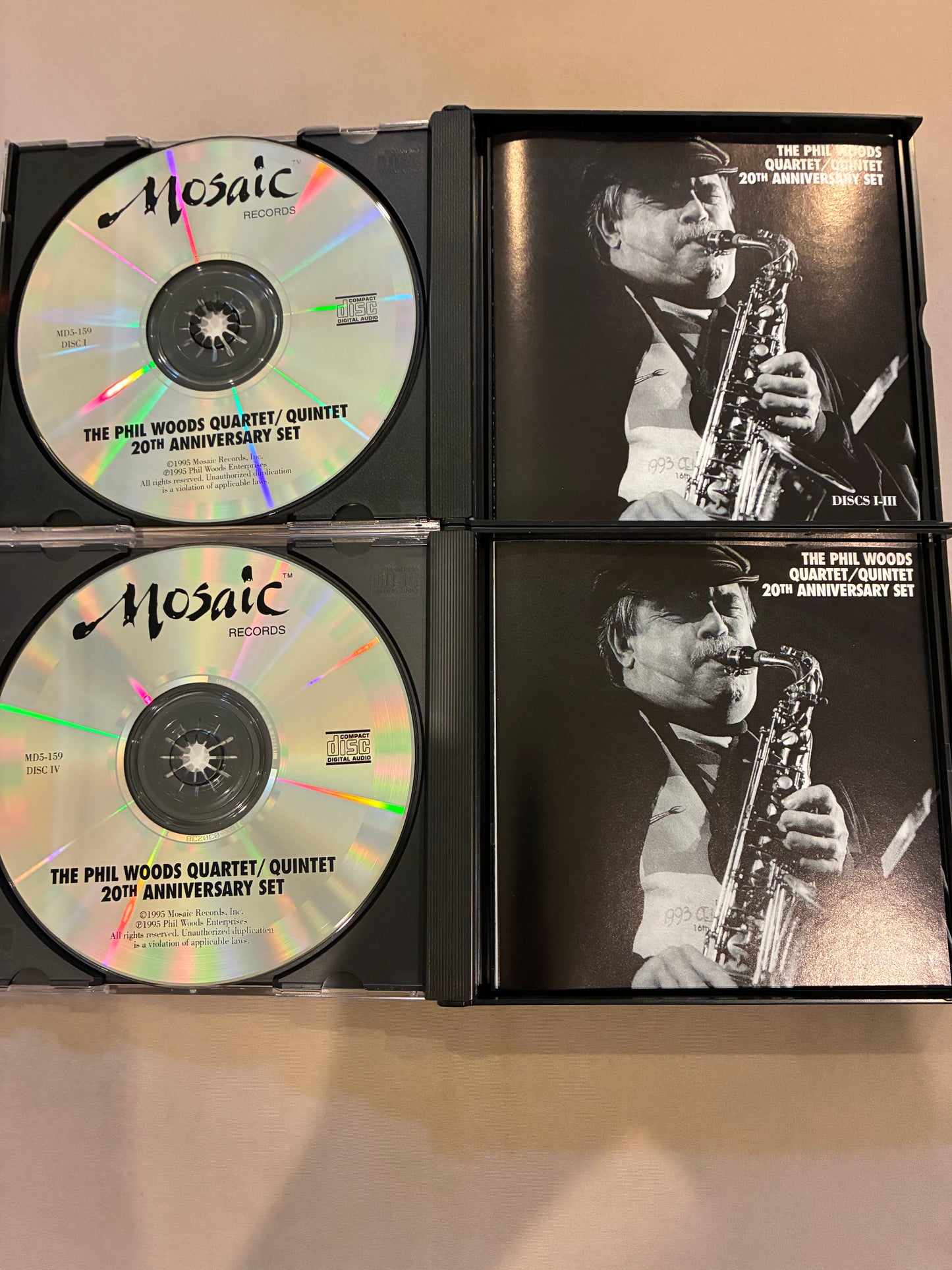 The Phil Woods Quartet / Quintet – The Phil Woods Quartet/Quintet 20th Anniversary Set