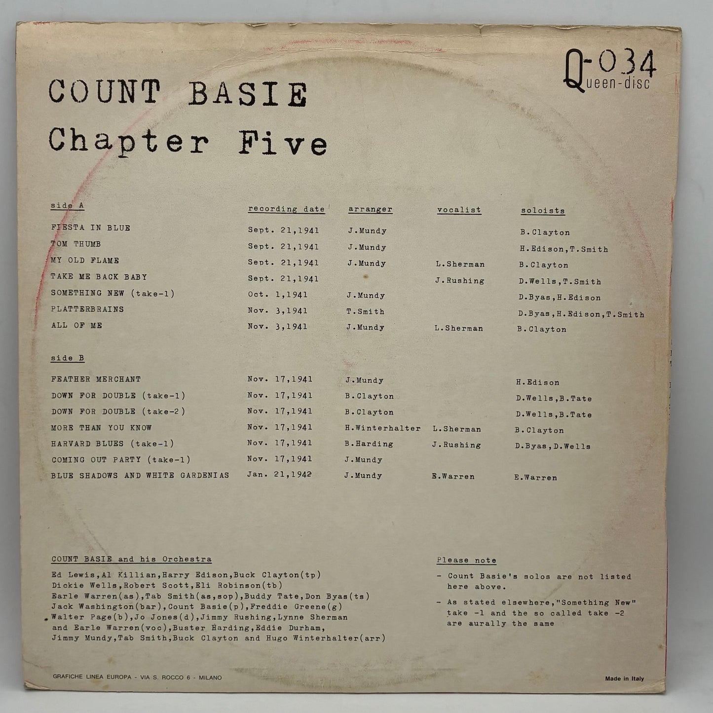 Count Basie – Chapter Five