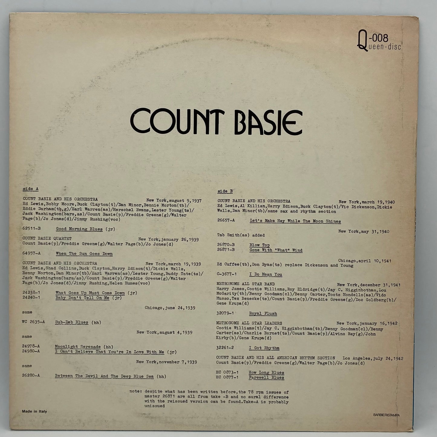 Count Basie – Count Basie