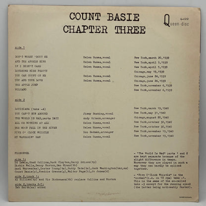 Count Basie – Chapter Three