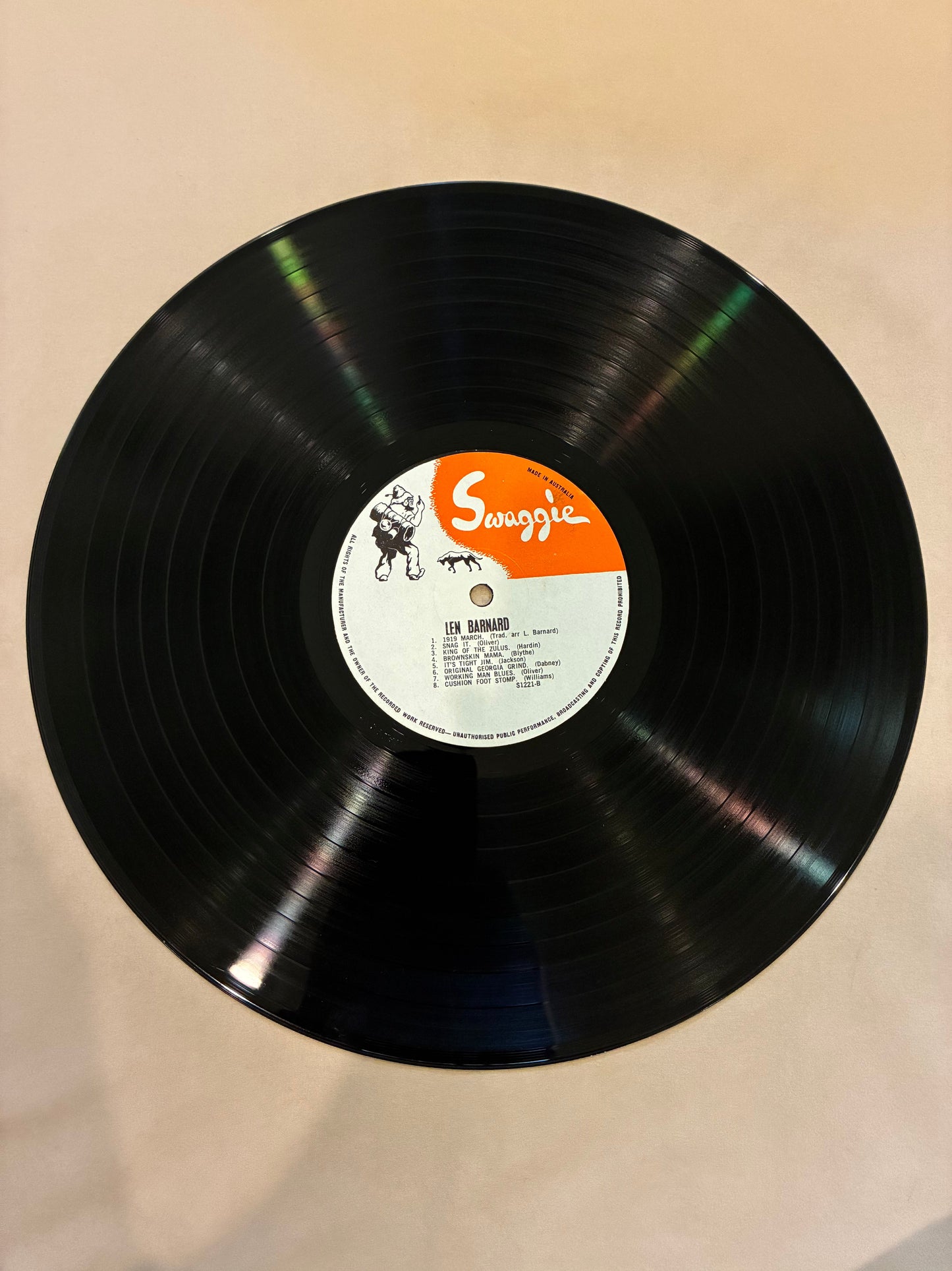 Len Barnard's Famous Jazz Band – Len Barnard's Jazz Band Volume 1