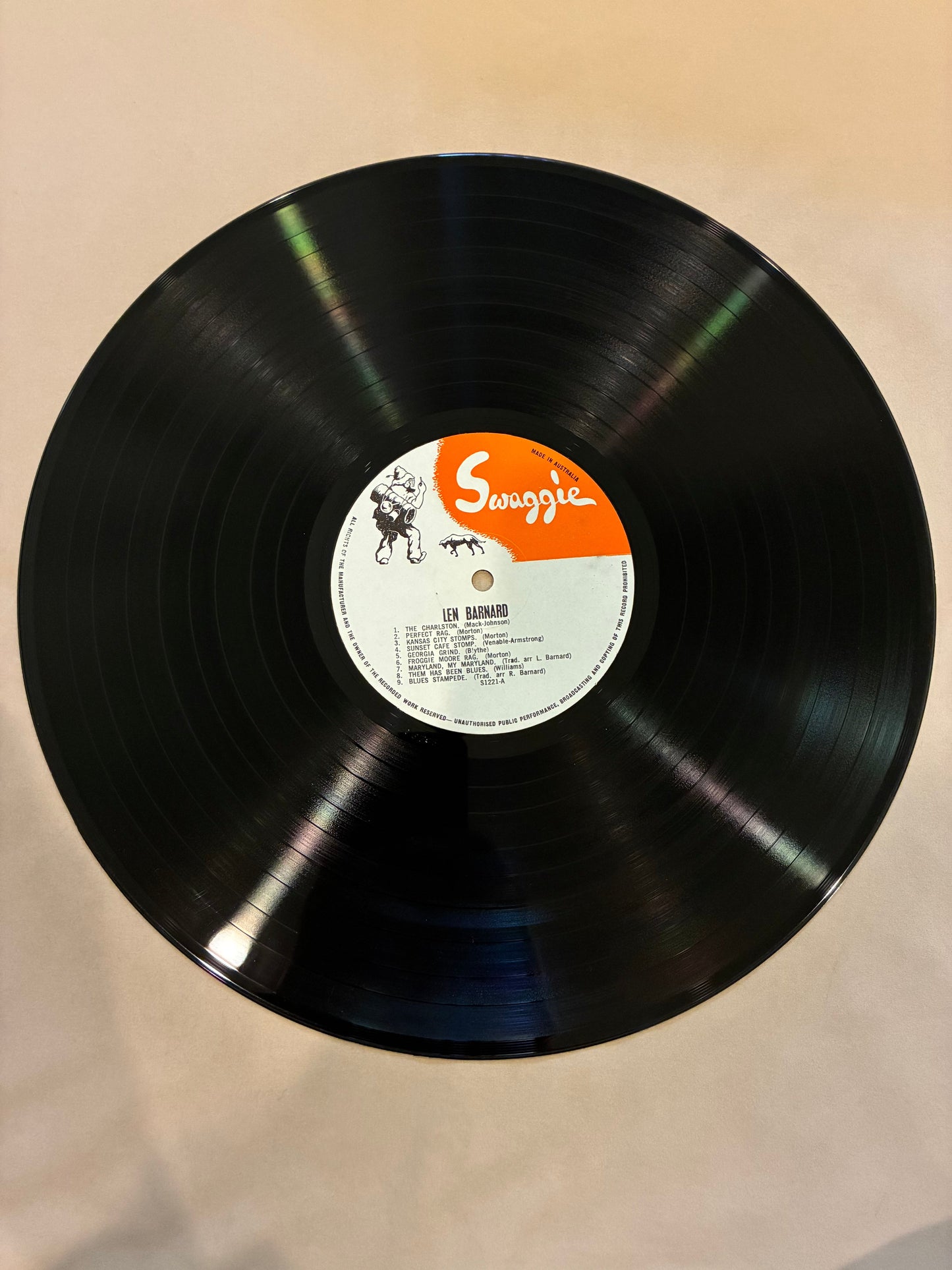 Len Barnard's Famous Jazz Band – Len Barnard's Jazz Band Volume 1