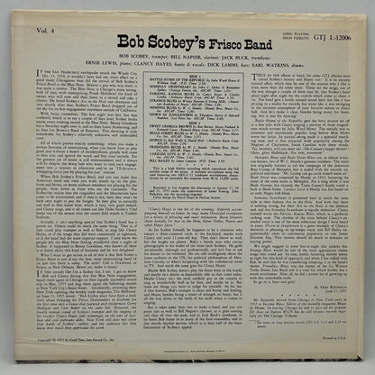 Bob Scobey's Frisco Band – Bob Scobey's Frisco Band (Vol. 4)