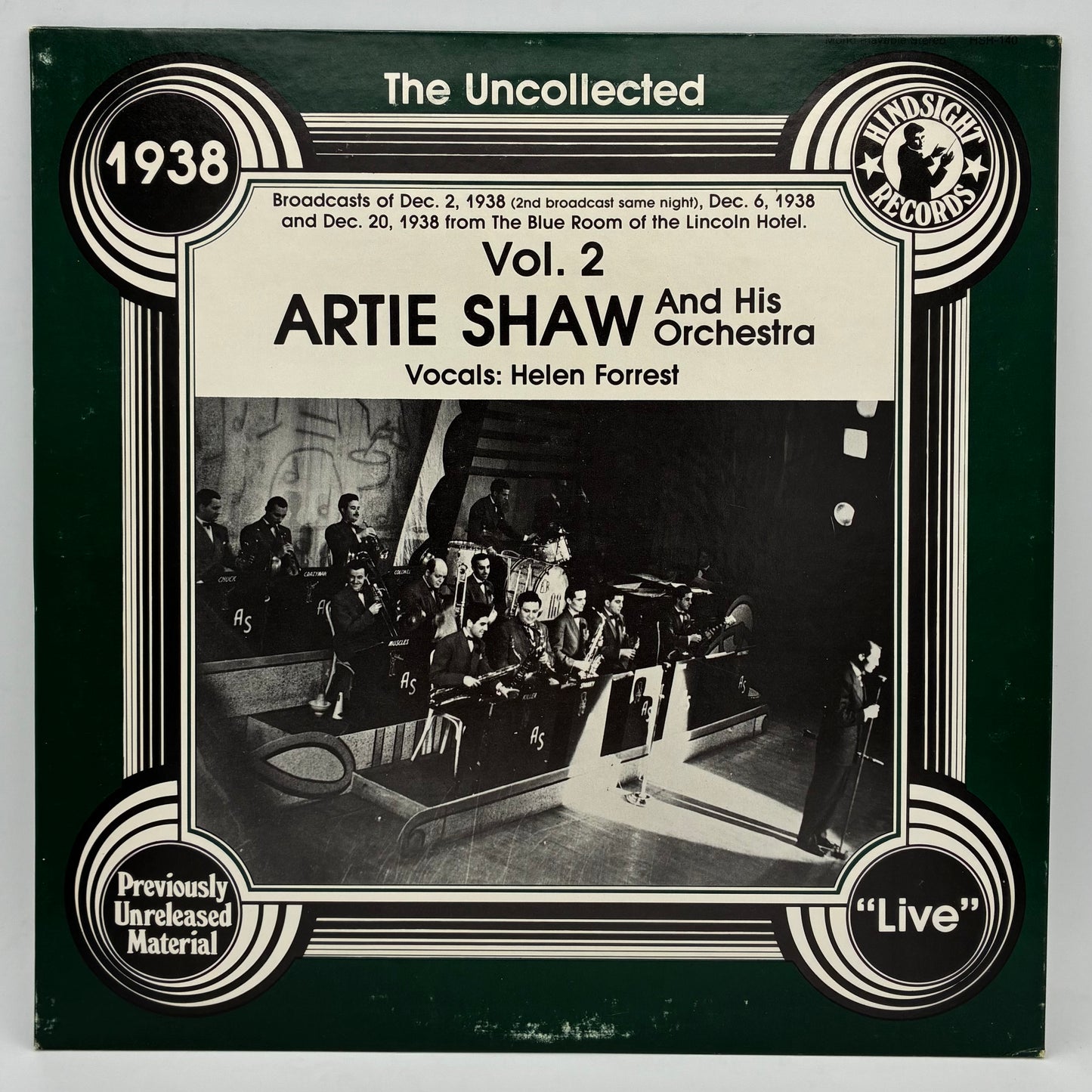 Artie Shaw And His Orchestra – The Uncollected Artie Shaw, Vol. 2, 1938