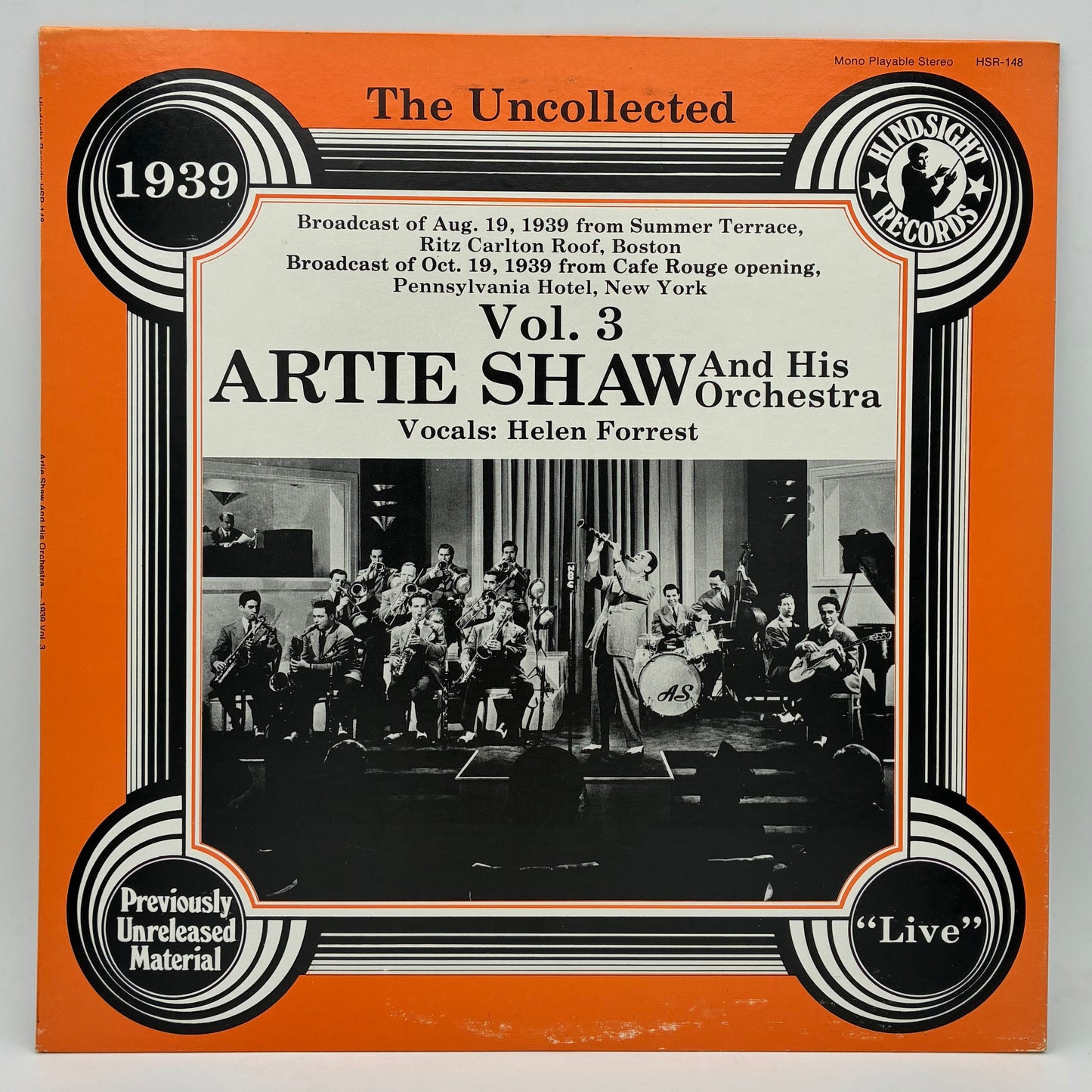 Artie Shaw And His Orchestra – The Uncollected Artie Shaw, Vol. 3, 1939
