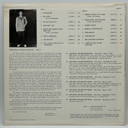 Artie Shaw And His New Music – "New Music" 1936-37