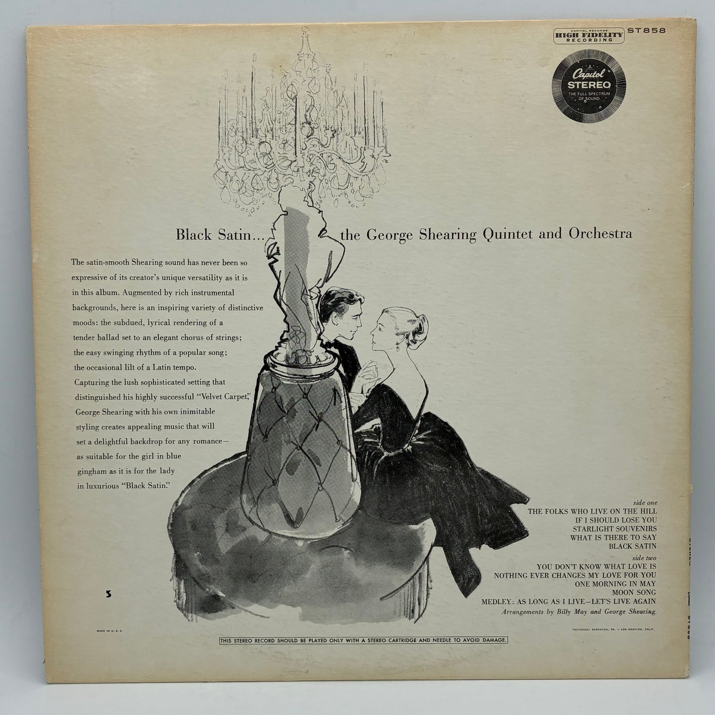 The George Shearing Quintet And Orchestra – Black Satin