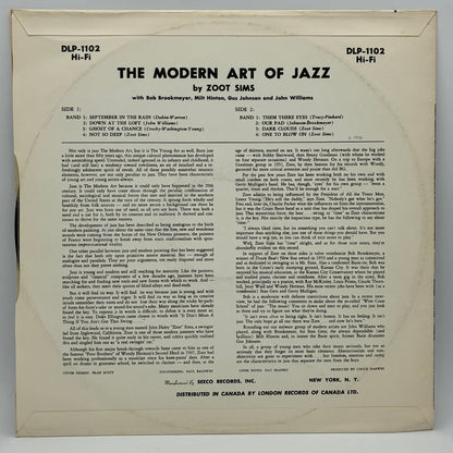 Zoot Sims – The Modern Art Of Jazz