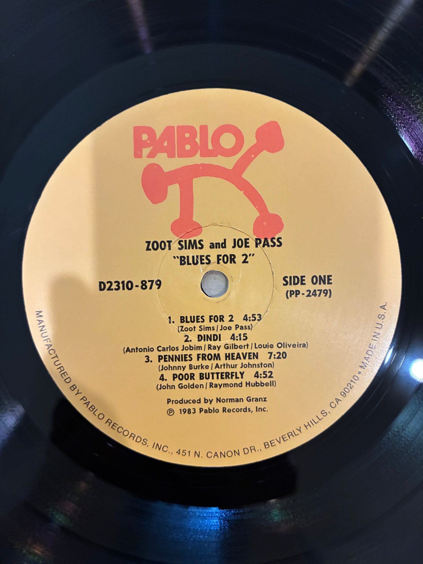 Zoot Sims Plus Joe Pass – Blues For 2