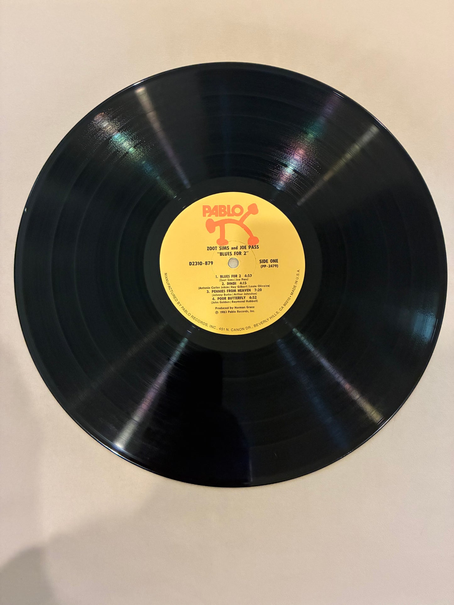 Zoot Sims Plus Joe Pass – Blues For 2