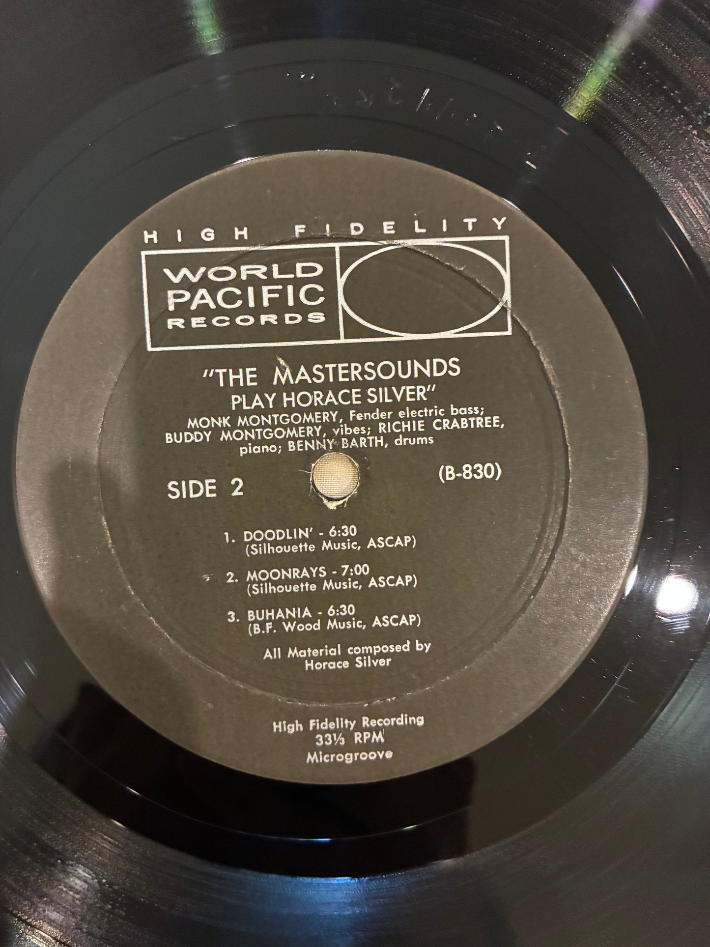 The Mastersounds – The Mastersounds Play Compositions By Horace Silver