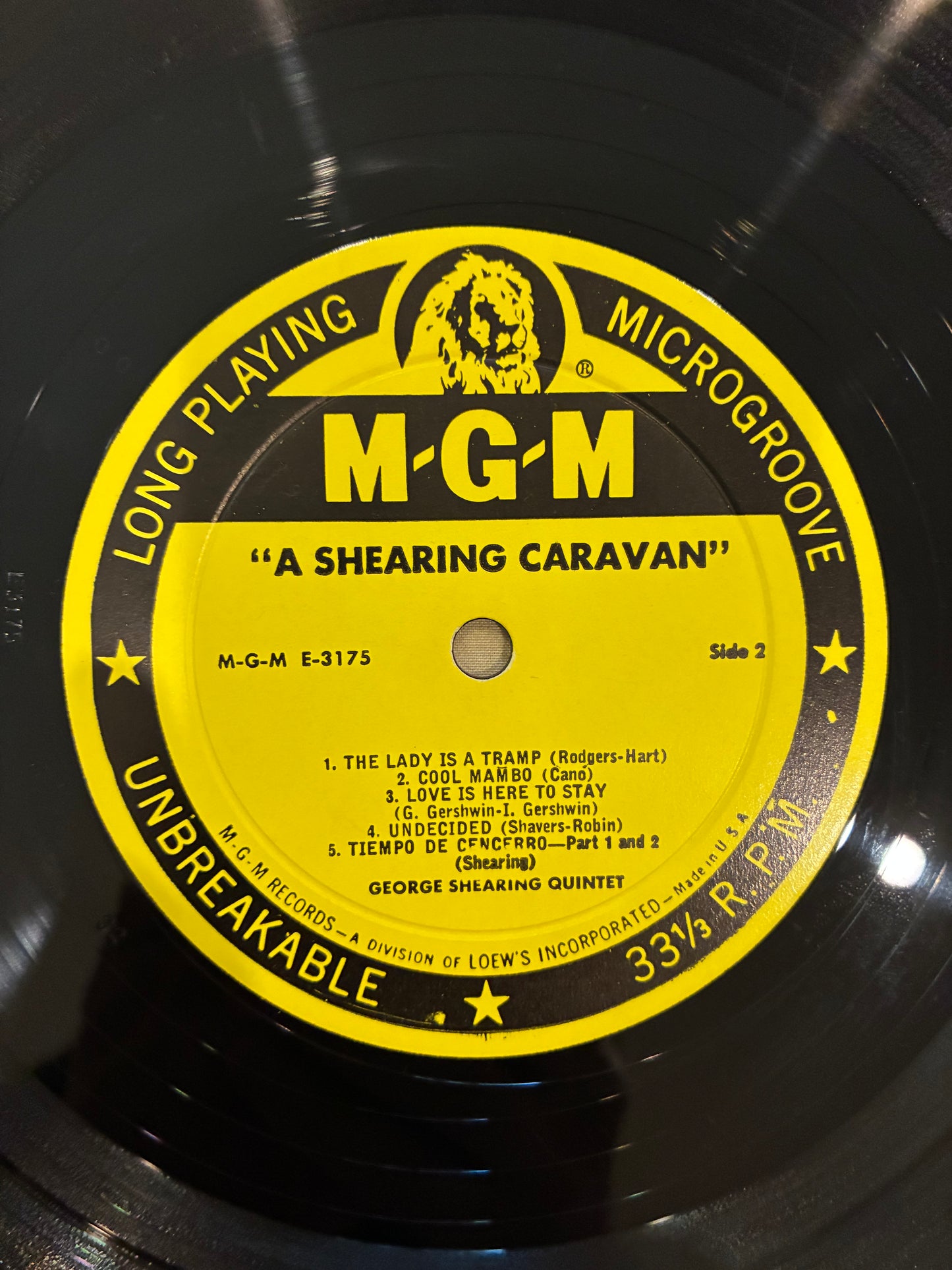 The George Shearing Quintet – A Shearing Caravan
