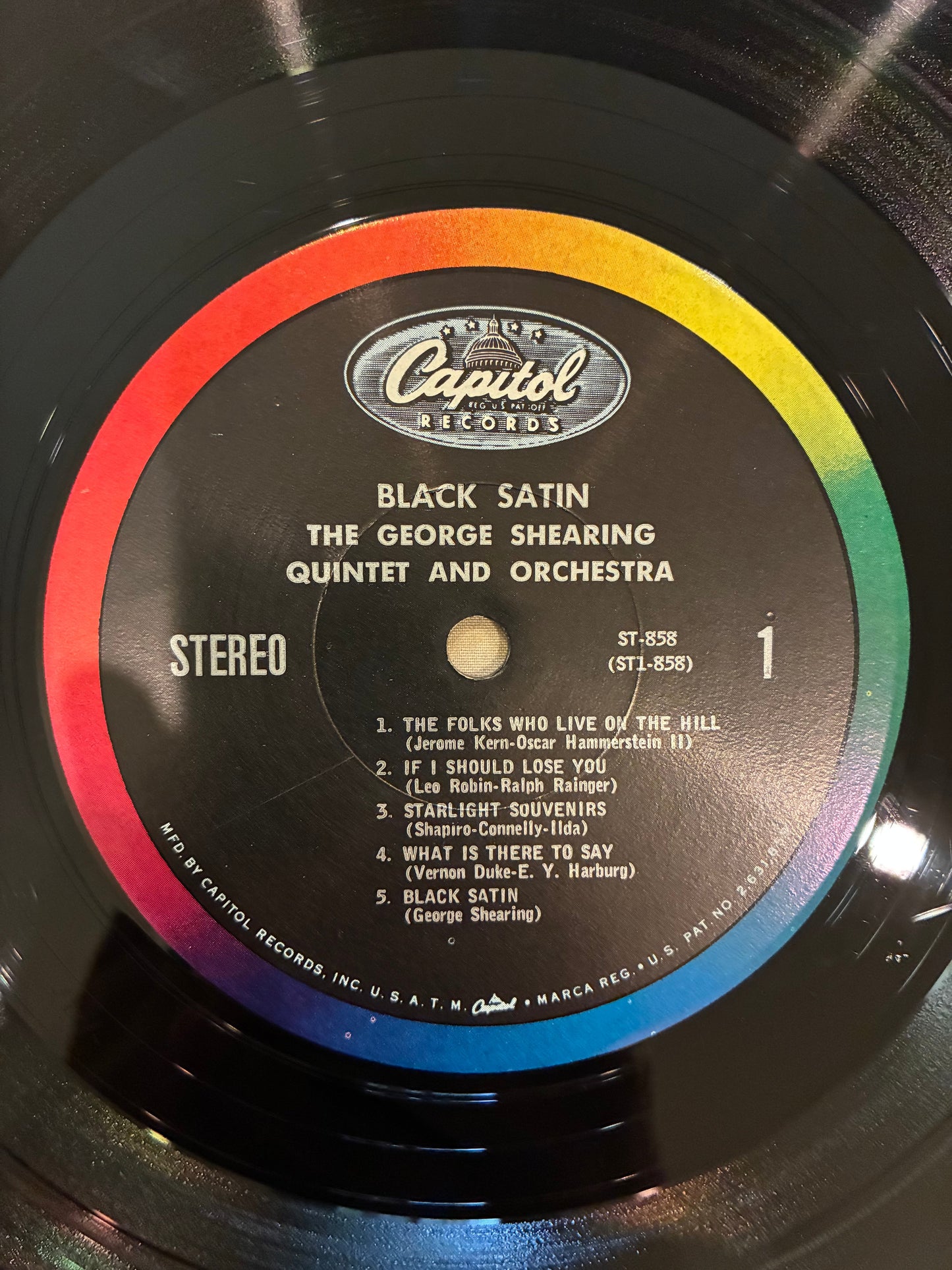 The George Shearing Quintet And Orchestra – Black Satin