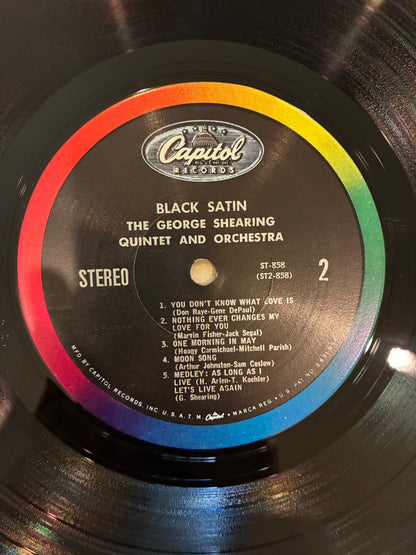 The George Shearing Quintet And Orchestra – Black Satin