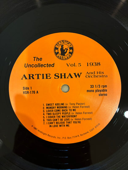 Artie Shaw And His Orchestra – The Uncollected Artie Shaw, Vol. 5, 1938-1939
