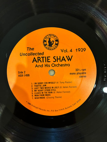 Artie Shaw And His Orchestra – The Uncollected Artie Shaw, Vol. 4, 1939