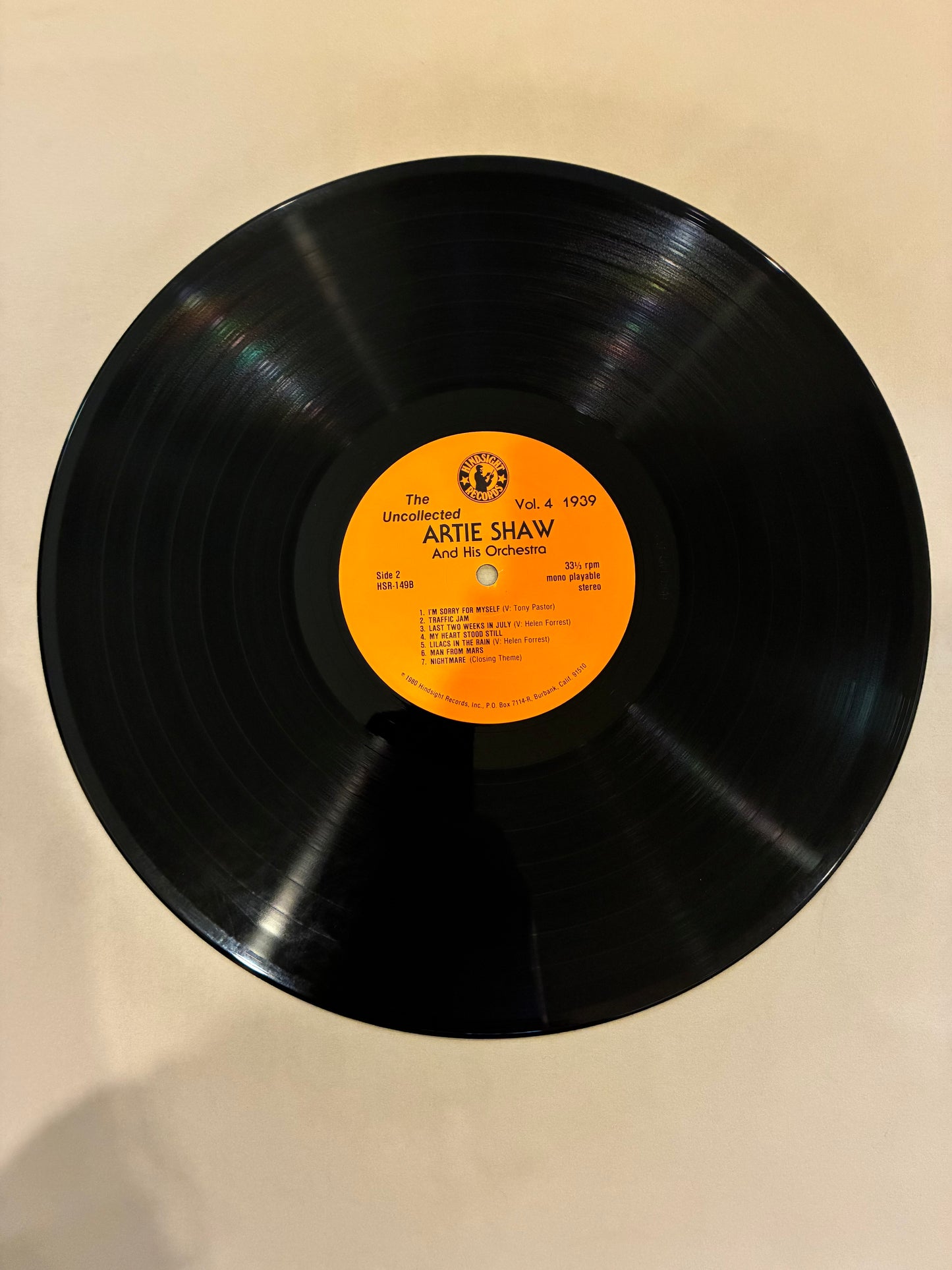 Artie Shaw And His Orchestra – The Uncollected Artie Shaw, Vol. 4, 1939