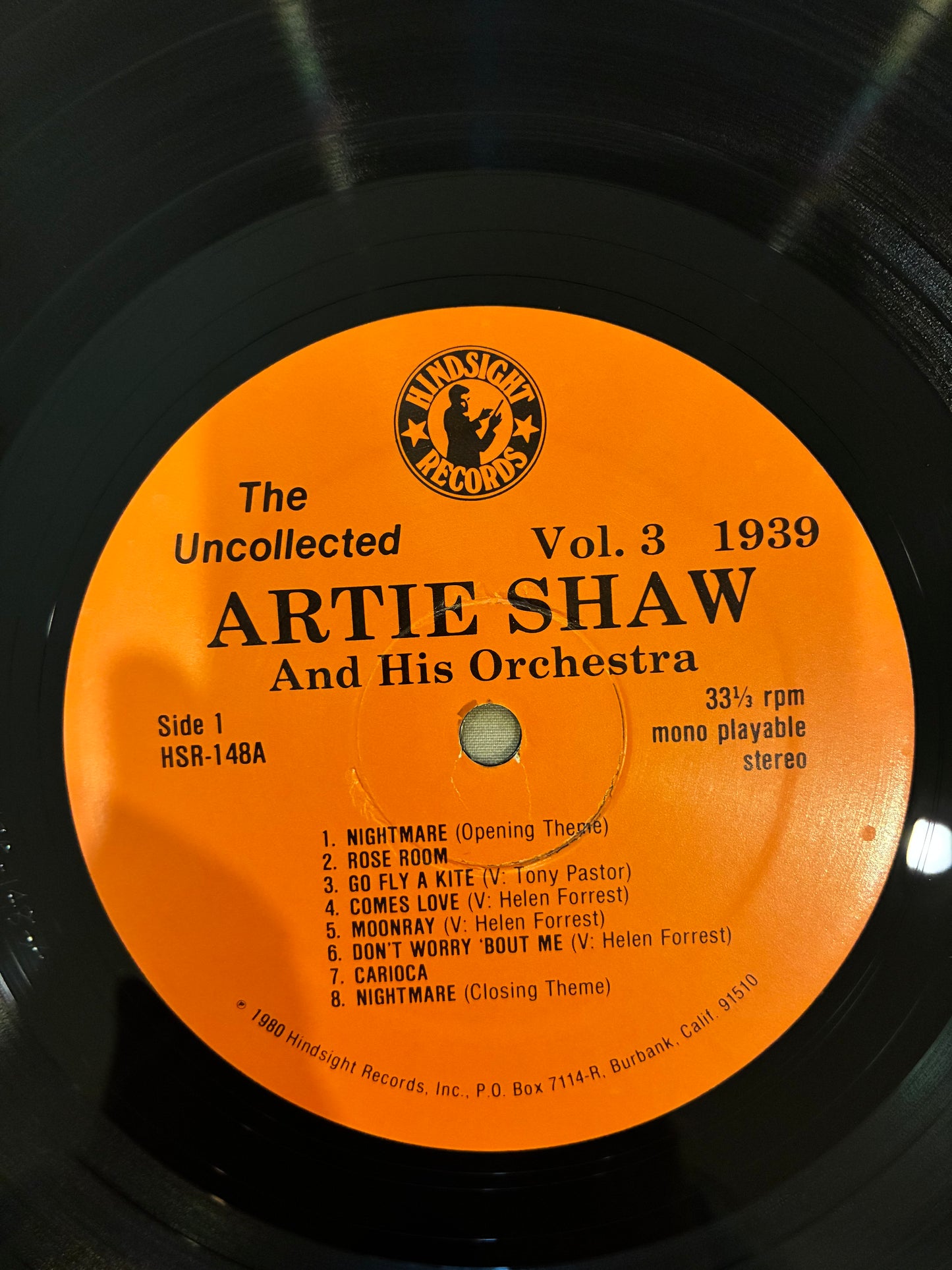 Artie Shaw And His Orchestra – The Uncollected Artie Shaw, Vol. 3, 1939