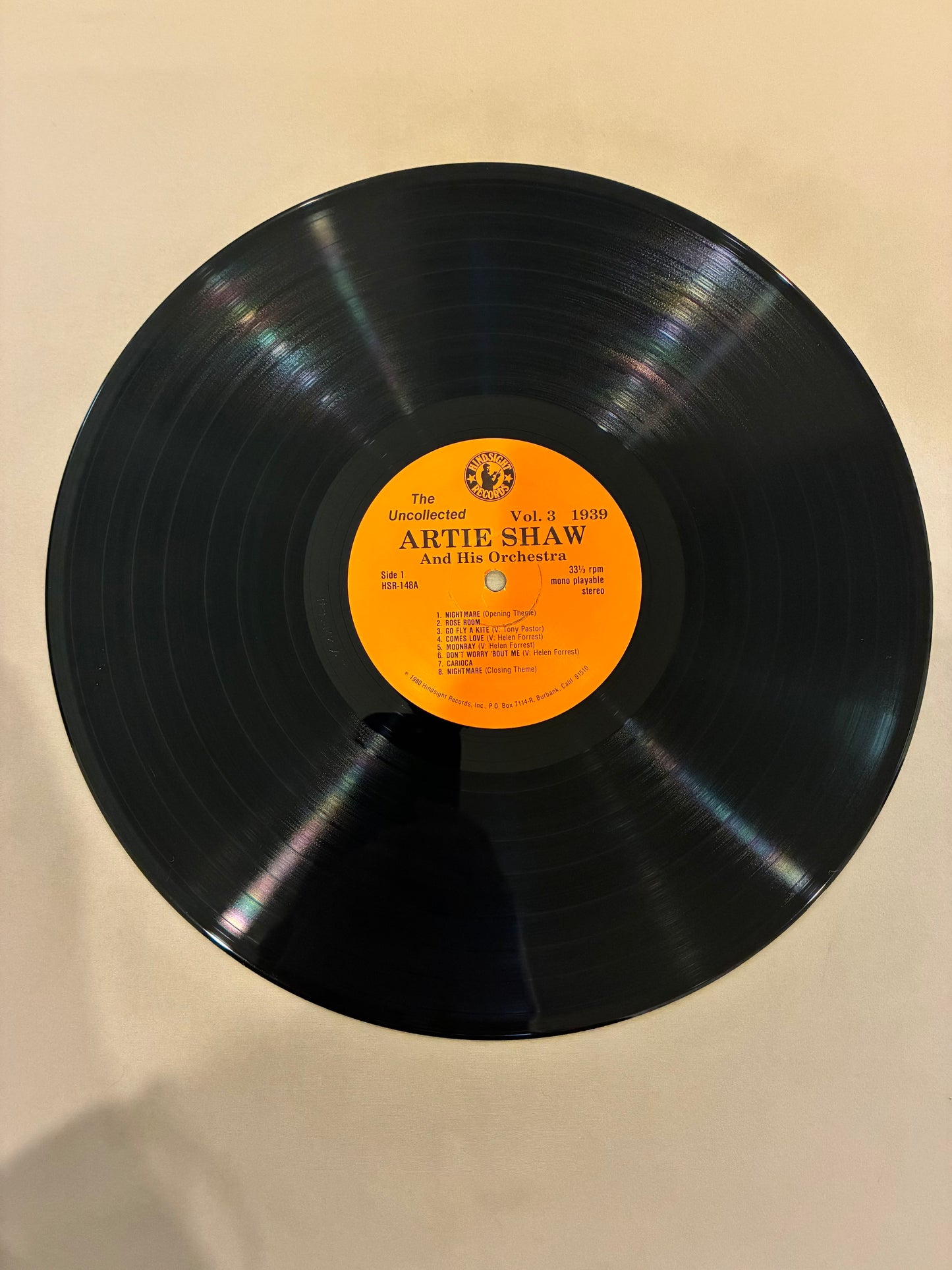 Artie Shaw And His Orchestra – The Uncollected Artie Shaw, Vol. 3, 1939