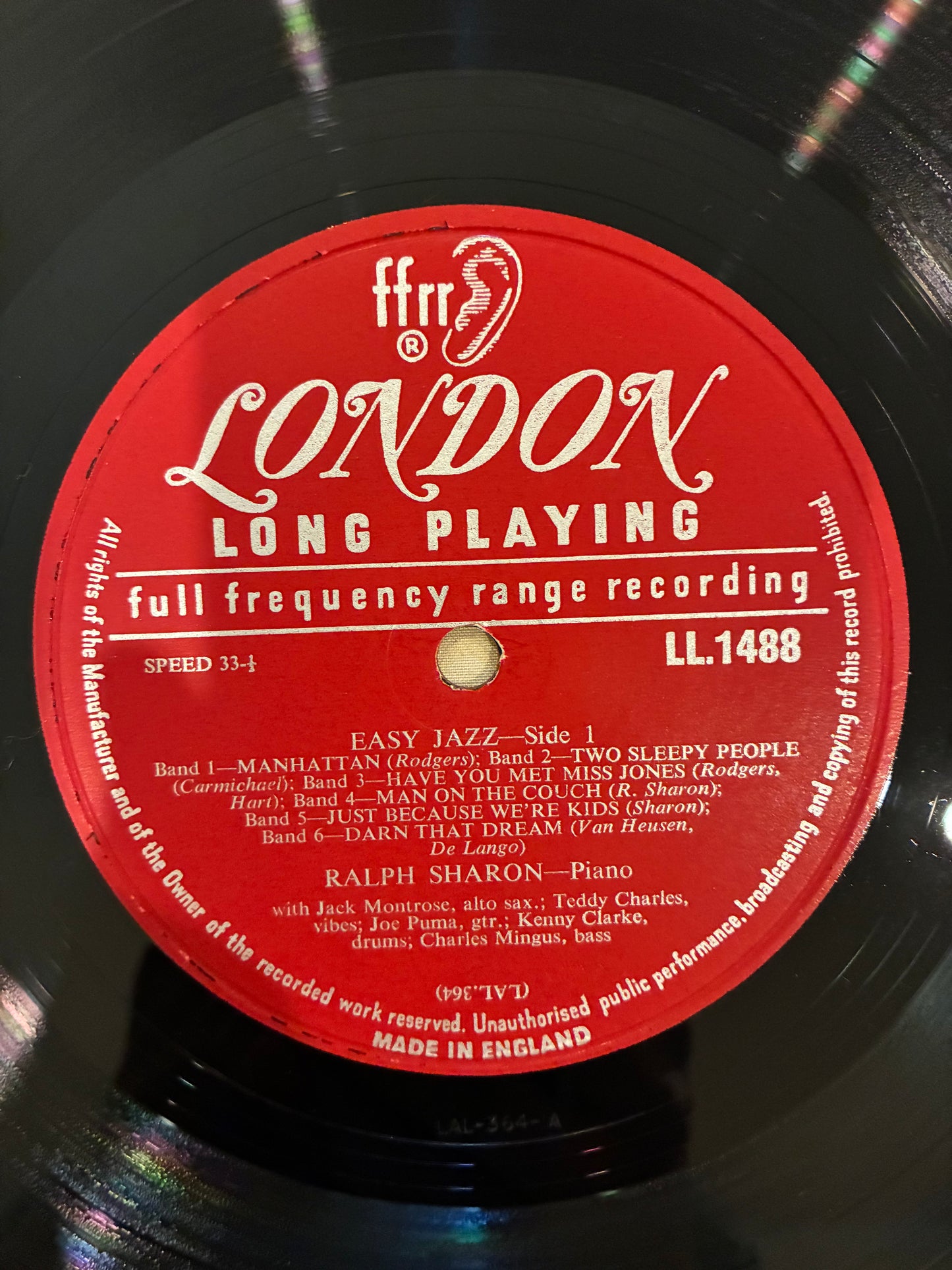 Ralph Sharon's All-Star Sextet – Easy Jazz