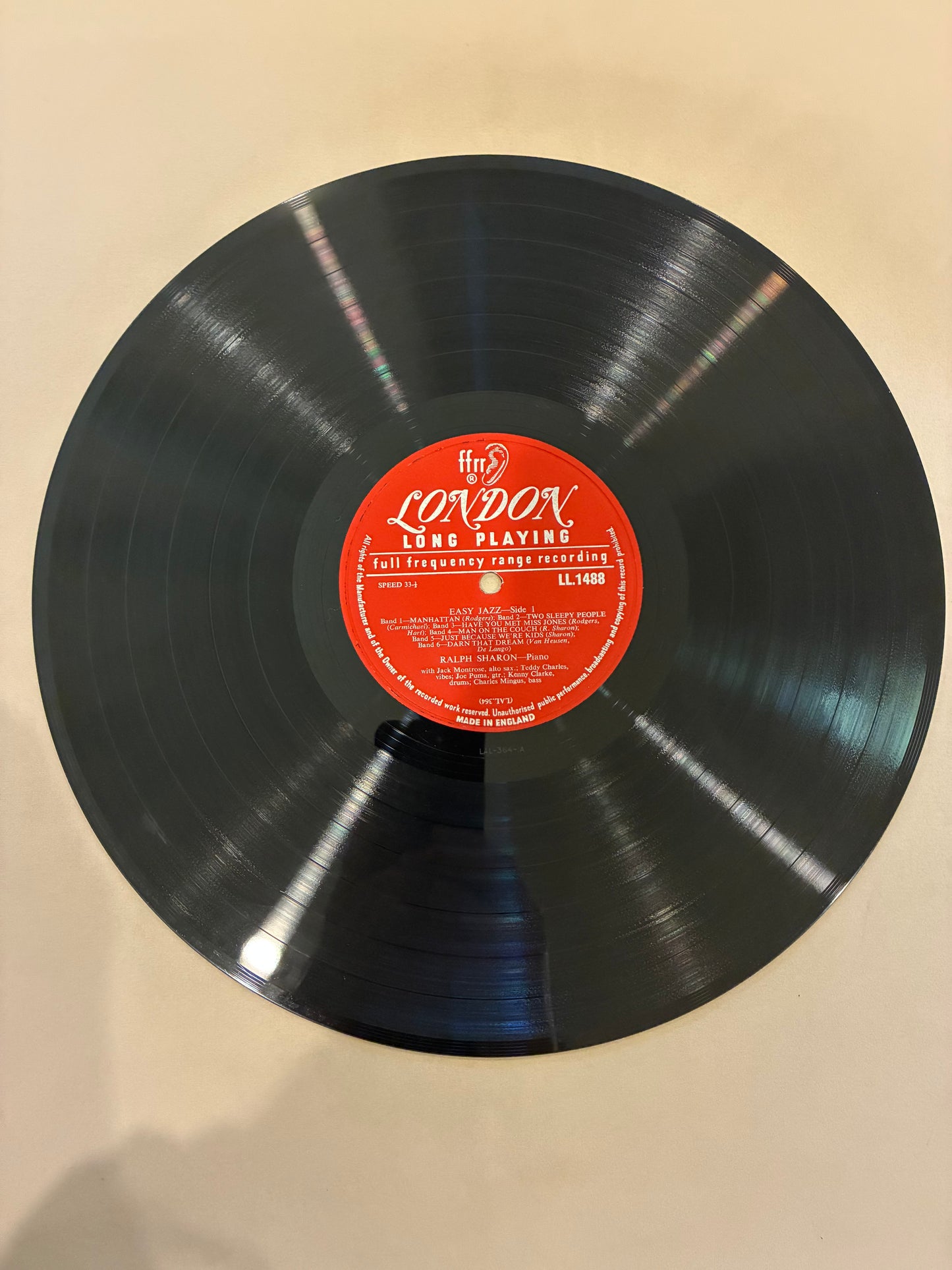 Ralph Sharon's All-Star Sextet – Easy Jazz