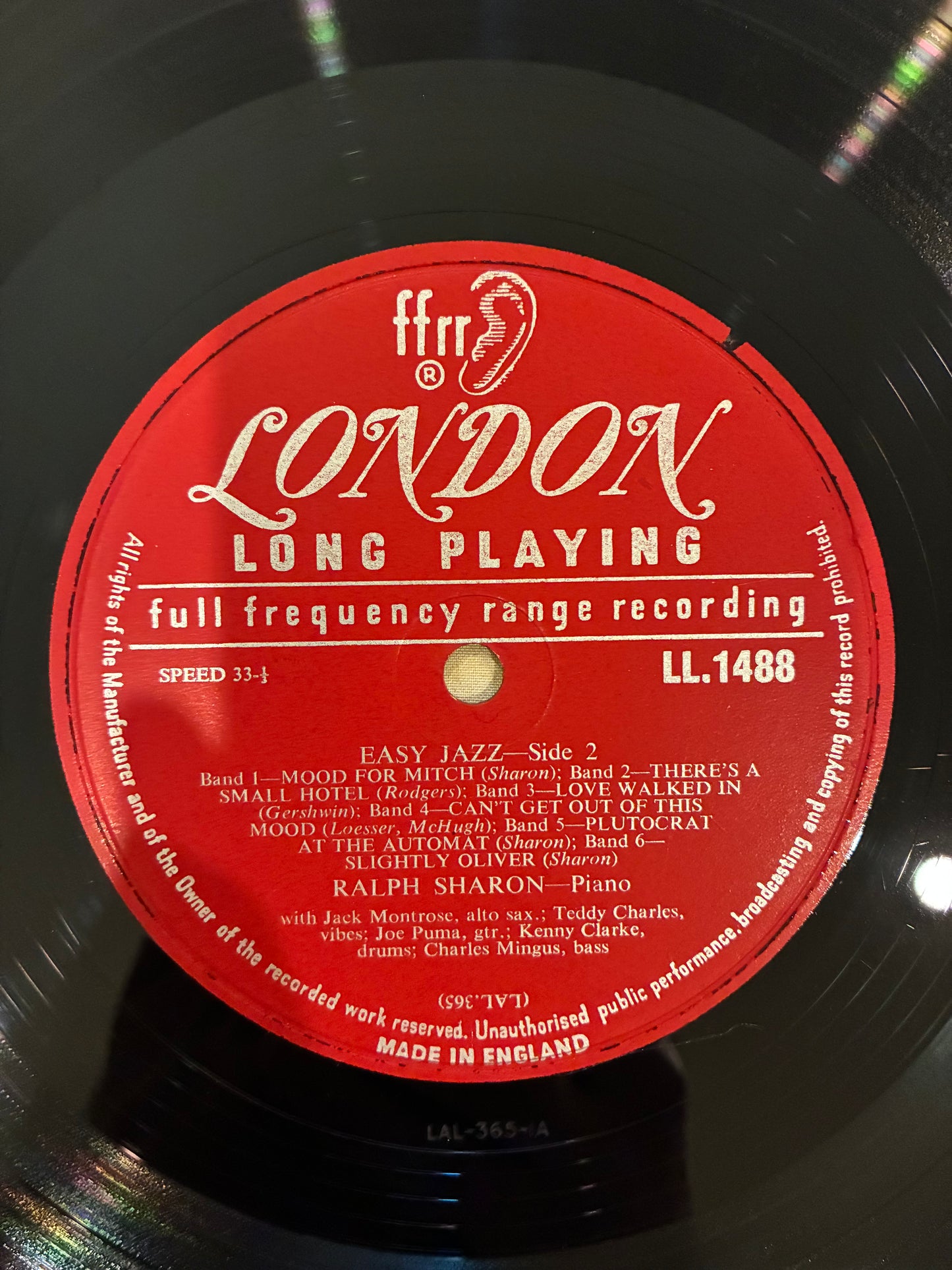 Ralph Sharon's All-Star Sextet – Easy Jazz