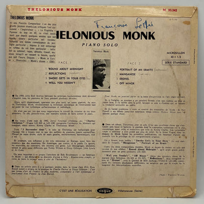 Theolonious Monk – Piano Solo
